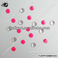 Flat back 2mm neon fluo pink nailhead for nail art clothing